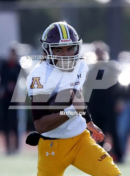 Thumbnail 3 in Arlington @ Salesian College Preparatory (CIF State 6-A Championship) photogallery.