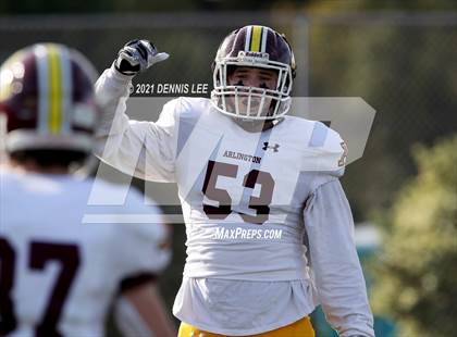 Thumbnail 3 in Arlington @ Salesian College Preparatory (CIF State 6-A Championship) photogallery.