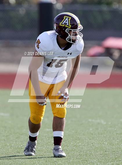 Thumbnail 1 in Arlington @ Salesian College Preparatory (CIF State 6-A Championship) photogallery.