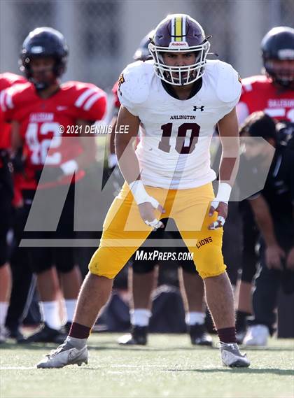 Thumbnail 2 in Arlington @ Salesian College Preparatory (CIF State 6-A Championship) photogallery.