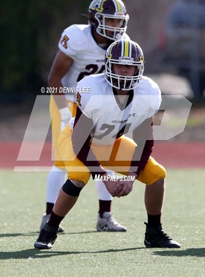 Thumbnail 2 in Arlington @ Salesian College Preparatory (CIF State 6-A Championship) photogallery.