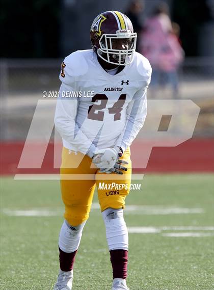 Thumbnail 3 in Arlington @ Salesian College Preparatory (CIF State 6-A Championship) photogallery.