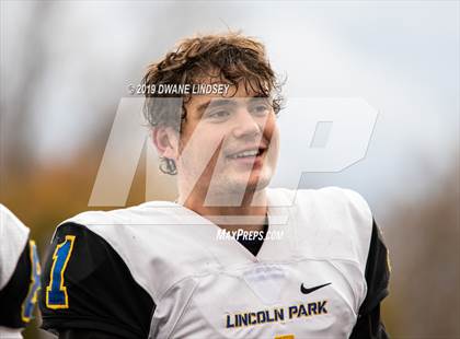 Thumbnail 2 in Lincoln Park vs Rolling Meadows (IHSA 7A First Round Playoff) photogallery.
