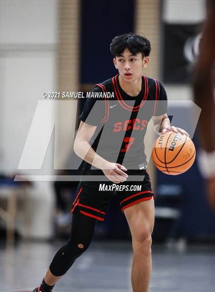 Thumbnail 3 in Taft vs  Santa Clarita Christian (19th Annual Rose City Roundball classic) photogallery.