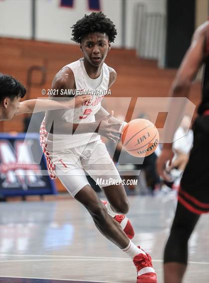 Thumbnail 1 in Taft vs  Santa Clarita Christian (19th Annual Rose City Roundball classic) photogallery.