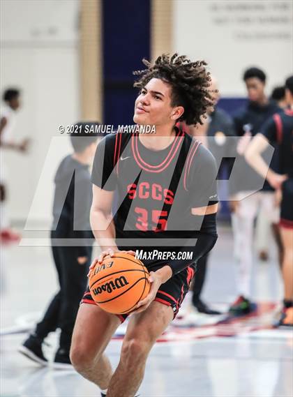 Thumbnail 3 in Taft vs  Santa Clarita Christian (19th Annual Rose City Roundball classic) photogallery.