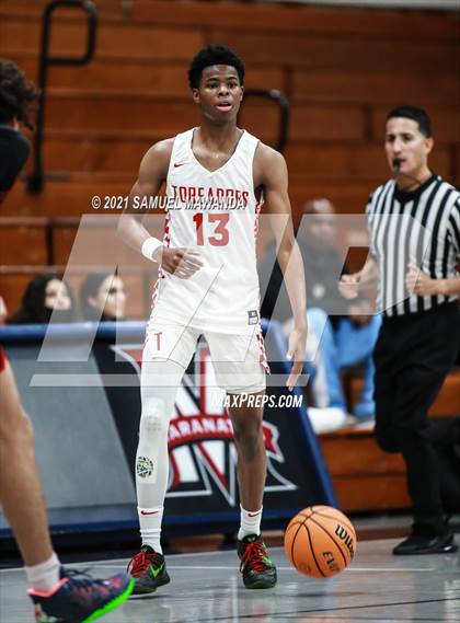 Thumbnail 1 in Taft vs  Santa Clarita Christian (19th Annual Rose City Roundball classic) photogallery.