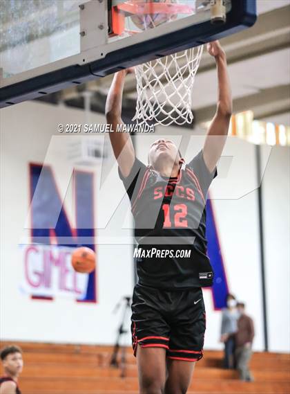 Thumbnail 3 in Taft vs  Santa Clarita Christian (19th Annual Rose City Roundball classic) photogallery.