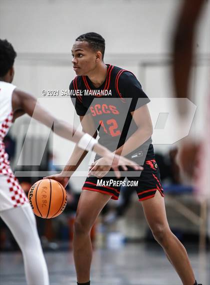 Thumbnail 2 in Taft vs  Santa Clarita Christian (19th Annual Rose City Roundball classic) photogallery.