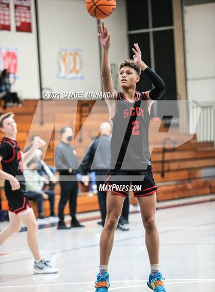 Thumbnail 3 in Taft vs  Santa Clarita Christian (19th Annual Rose City Roundball classic) photogallery.