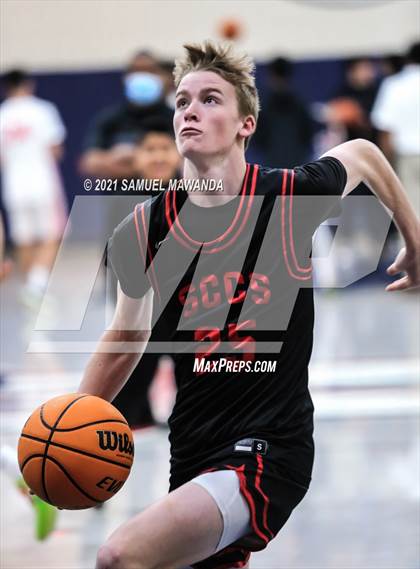 Thumbnail 1 in Taft vs  Santa Clarita Christian (19th Annual Rose City Roundball classic) photogallery.