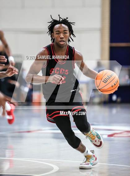 Thumbnail 2 in Taft vs  Santa Clarita Christian (19th Annual Rose City Roundball classic) photogallery.