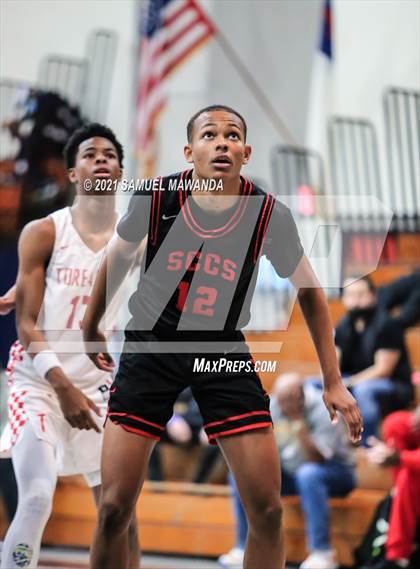 Thumbnail 1 in Taft vs  Santa Clarita Christian (19th Annual Rose City Roundball classic) photogallery.