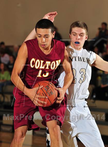 Thumbnail 3 in Palos Verdes Peninsula vs. Colton (MaxPreps Holiday Classic) photogallery.