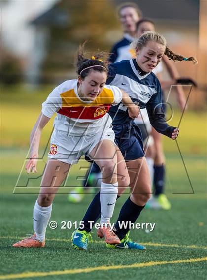 Thumbnail 2 in Brighton vs Williamsville East (NYSPHSAA Class A Regional Final) photogallery.