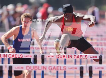 Thumbnail 2 in CIF NCS Meet of Champions (Boys 110M and 300M Hurdles) photogallery.