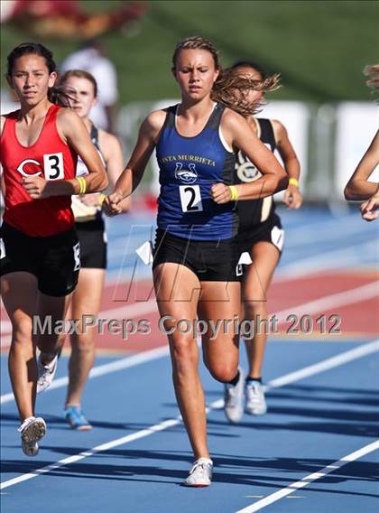 Thumbnail 2 in CIF State Track & Field Championships (Girls Preliminary Track Events) photogallery.