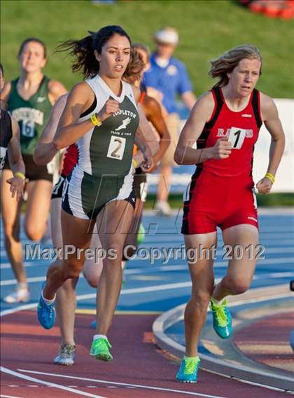 Thumbnail 1 in CIF State Track & Field Championships (Girls Preliminary Track Events) photogallery.