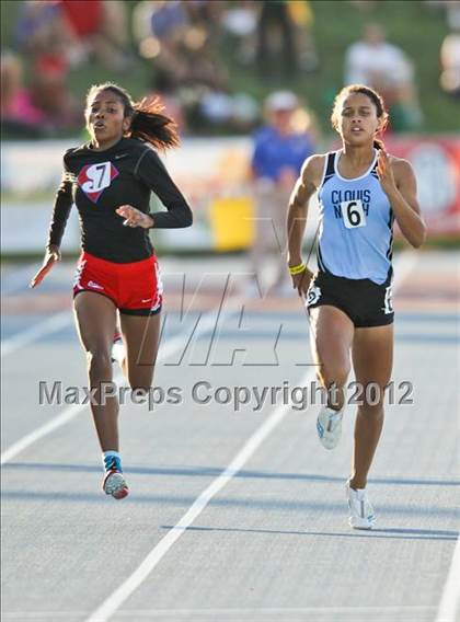 Thumbnail 1 in CIF State Track & Field Championships (Girls Preliminary Track Events) photogallery.