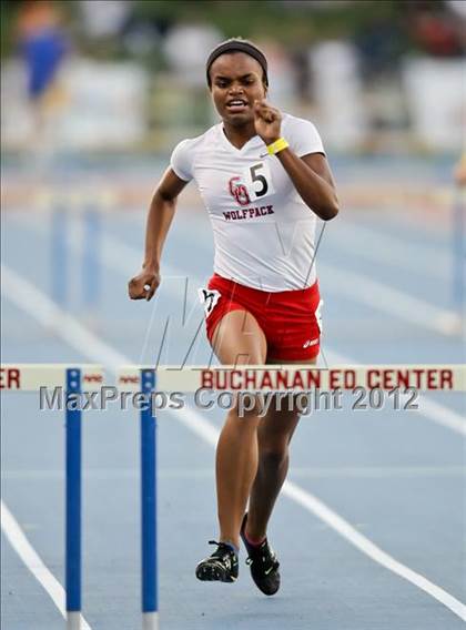 Thumbnail 2 in CIF State Track & Field Championships (Girls Preliminary Track Events) photogallery.