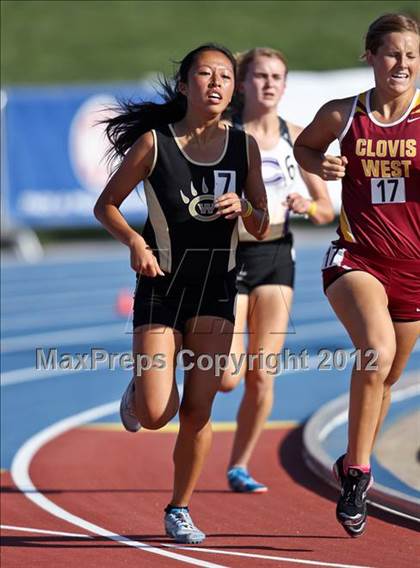 Thumbnail 2 in CIF State Track & Field Championships (Girls Preliminary Track Events) photogallery.