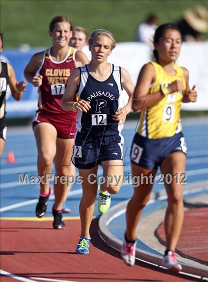 Thumbnail 2 in CIF State Track & Field Championships (Girls Preliminary Track Events) photogallery.