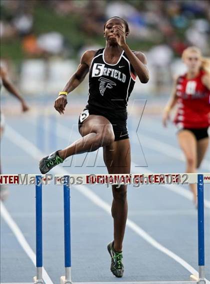 Thumbnail 2 in CIF State Track & Field Championships (Girls Preliminary Track Events) photogallery.