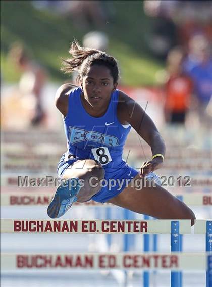 Thumbnail 2 in CIF State Track & Field Championships (Girls Preliminary Track Events) photogallery.