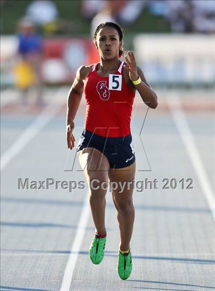 Thumbnail 3 in CIF State Track & Field Championships (Girls Preliminary Track Events) photogallery.