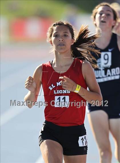 Thumbnail 2 in CIF State Track & Field Championships (Girls Preliminary Track Events) photogallery.