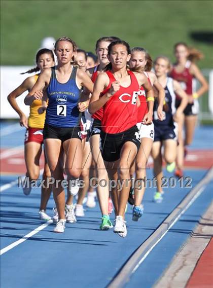 Thumbnail 3 in CIF State Track & Field Championships (Girls Preliminary Track Events) photogallery.