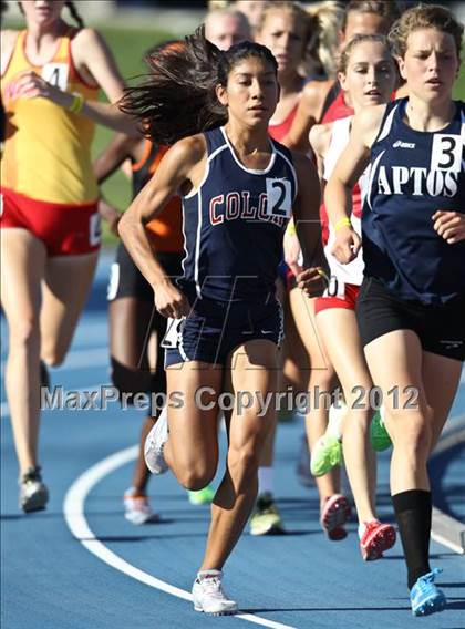 Thumbnail 2 in CIF State Track & Field Championships (Girls Preliminary Track Events) photogallery.