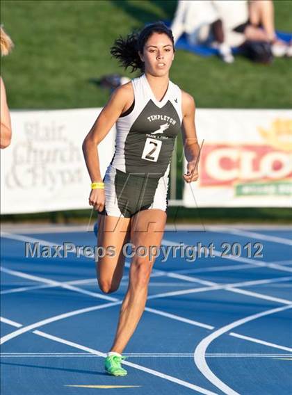 Thumbnail 3 in CIF State Track & Field Championships (Girls Preliminary Track Events) photogallery.