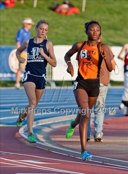 Thumbnail 3 in CIF State Track & Field Championships (Girls Preliminary Track Events) photogallery.