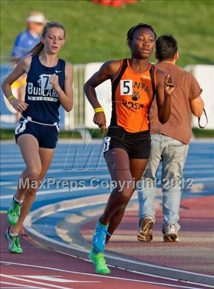 Thumbnail 2 in CIF State Track & Field Championships (Girls Preliminary Track Events) photogallery.