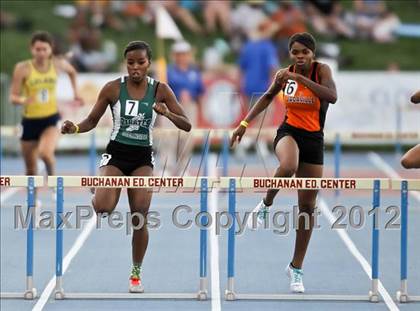 Thumbnail 1 in CIF State Track & Field Championships (Girls Preliminary Track Events) photogallery.