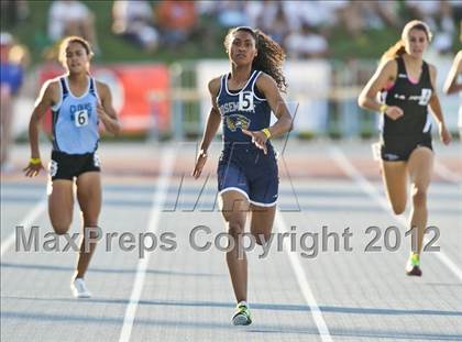 Thumbnail 3 in CIF State Track & Field Championships (Girls Preliminary Track Events) photogallery.