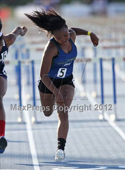 Thumbnail 3 in CIF State Track & Field Championships (Girls Preliminary Track Events) photogallery.