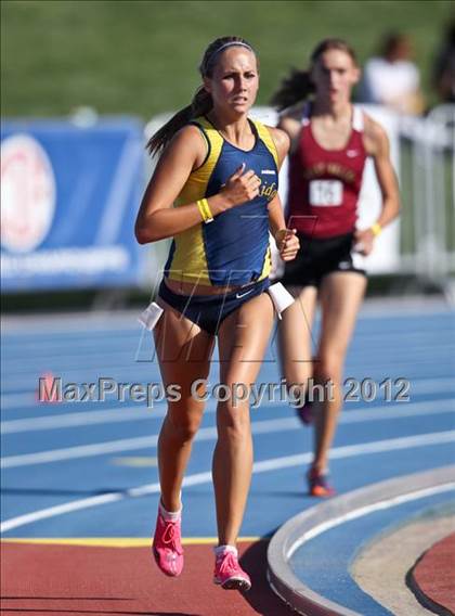 Thumbnail 1 in CIF State Track & Field Championships (Girls Preliminary Track Events) photogallery.
