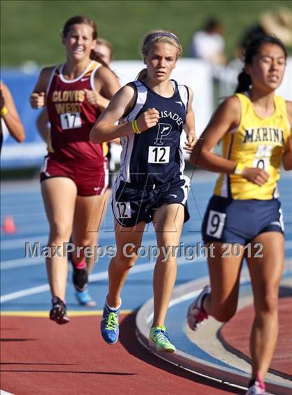 Thumbnail 3 in CIF State Track & Field Championships (Girls Preliminary Track Events) photogallery.