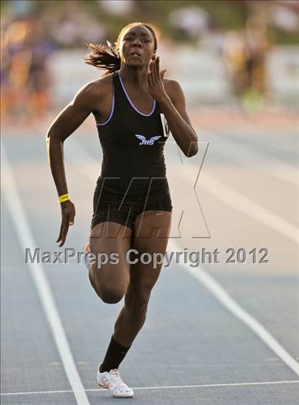 Thumbnail 2 in CIF State Track & Field Championships (Girls Preliminary Track Events) photogallery.