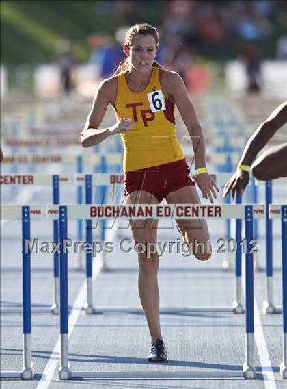 Thumbnail 1 in CIF State Track & Field Championships (Girls Preliminary Track Events) photogallery.