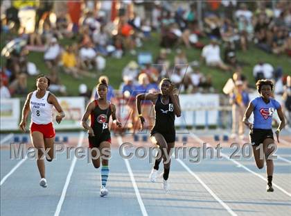 Thumbnail 1 in CIF State Track & Field Championships (Girls Preliminary Track Events) photogallery.