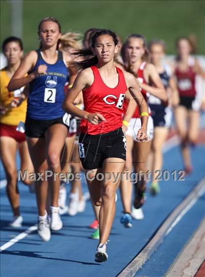 Thumbnail 1 in CIF State Track & Field Championships (Girls Preliminary Track Events) photogallery.