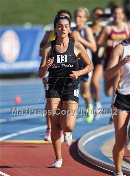 Thumbnail 3 in CIF State Track & Field Championships (Girls Preliminary Track Events) photogallery.