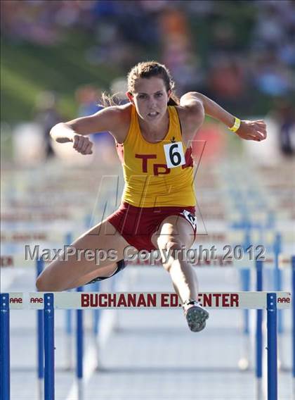 Thumbnail 1 in CIF State Track & Field Championships (Girls Preliminary Track Events) photogallery.