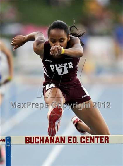 Thumbnail 2 in CIF State Track & Field Championships (Girls Preliminary Track Events) photogallery.