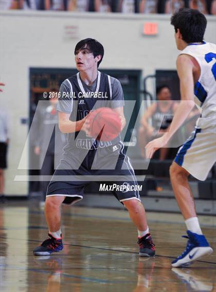 Thumbnail 3 in New Trier vs North Canyon (Horizon Holiday Hoops) photogallery.