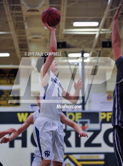 Thumbnail 2 in New Trier vs North Canyon (Horizon Holiday Hoops) photogallery.