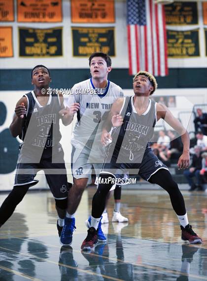 Thumbnail 3 in New Trier vs North Canyon (Horizon Holiday Hoops) photogallery.